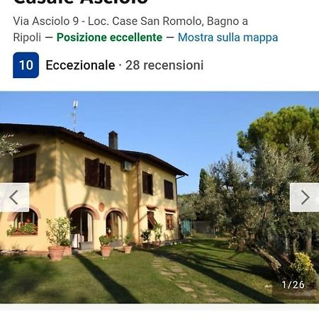 Casale Asciolo Bed & Breakfast Bagno A Ripoli Exterior photo